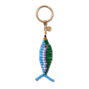 Bogg'd & Charmed  - Beaded Fish Blue/Green