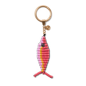 Bogg'd & Charmed  - Beaded Fish Coral/Pink Taffy